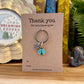 Bulk Pack Of 5 Teacher Gifts | Thank You For Helping Me Grow Ladybird Keyrings | Set Of Five Ladybug Thank You Nursery Pre-School Gifts