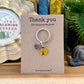 Bulk Teacher Gifts Set of 5 Teacher Thank You For Helping Me Grow Keyrings Pack of Five Ladybird Keyworker Nursery TA Presents