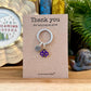 Bulk Teacher Gifts Set of 5 Teacher Thank You For Helping Me Grow Keyrings Pack of Five Ladybird Keyworker Nursery TA Presents