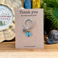 Thank You for Helping Me Grow Ladybird Teacher Keyring  TA Keyworker Appreciation Gift Personalised Ladybug Nursery Worker Gifts