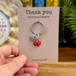 Thank You for Helping Me Grow Ladybird Teacher Keyring  TA Keyworker Appreciation Gift Personalised Ladybug Nursery Worker Gifts