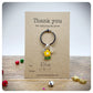 Thank You For Helping Me Grow Teacher Gift, Christmas Thank You Nursery Staff Presents, Personalised Teacher Keyring & Card