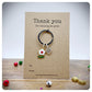 Thank You For Helping Me Grow Teacher Gift, Christmas Thank You Nursery Staff Presents, Personalised Teacher Keyring & Card
