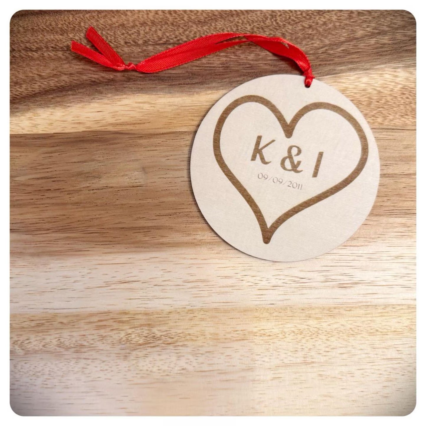 Wooden Carved Heart Hanging Sign With His Hers Initials, Personalised Couples Valentines Love You Plaque Birthday Anniversary Galentines