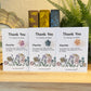 Nursery Staff Thank You Card, Crystal Keepsake Card For Teachers And Carers, Thank You For Helping Me Grow