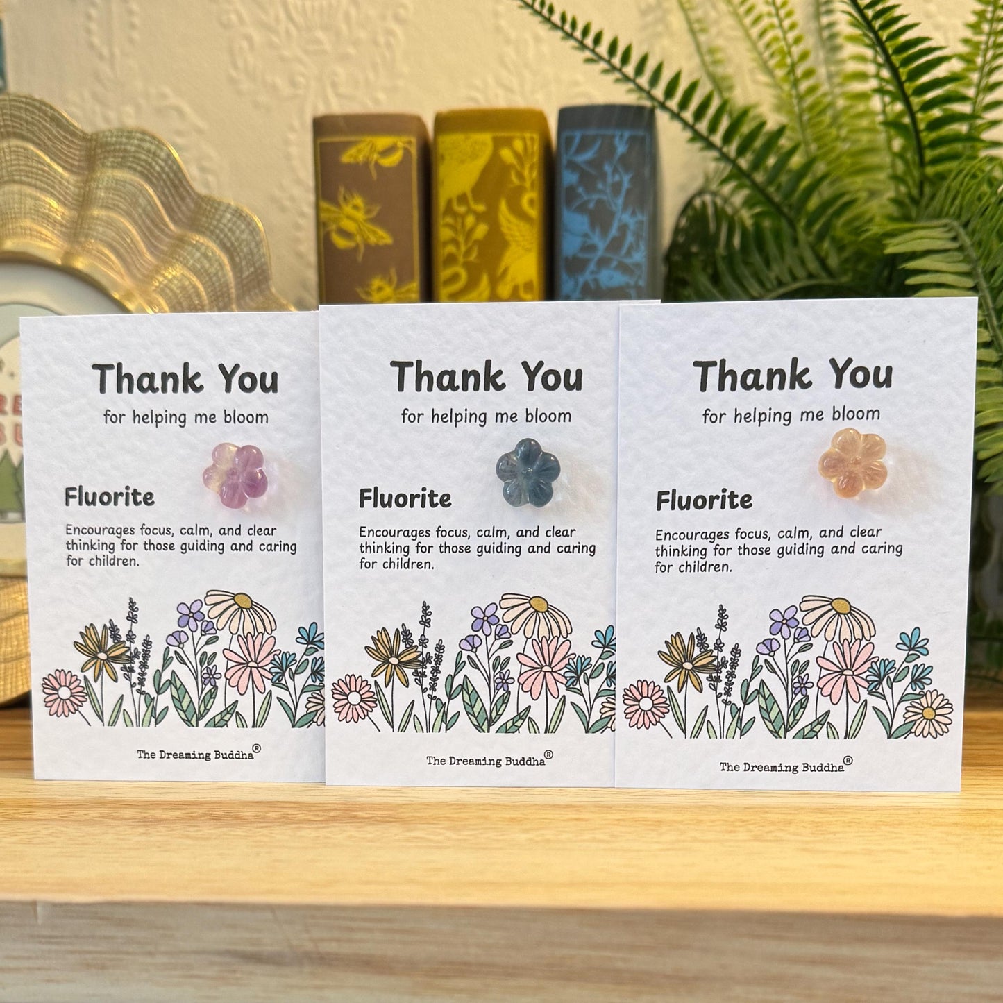 Nursery Staff Thank You Card, Crystal Keepsake Card For Teachers And Carers, Thank You For Helping Me Grow