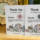 Nursery Staff Thank You Card, Crystal Keepsake Card For Teachers And Carers, Thank You For Helping Me Grow