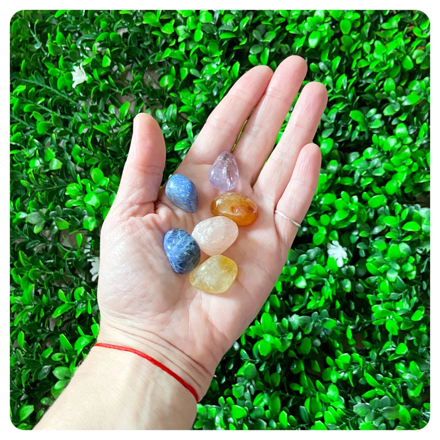 Tumblestone Advent Calendar, 12 Day Tumbled Stone Xmas Gift, Childrens Christmas Crystal Collection, Gemstone Gift Girl Boy, Beginner Set