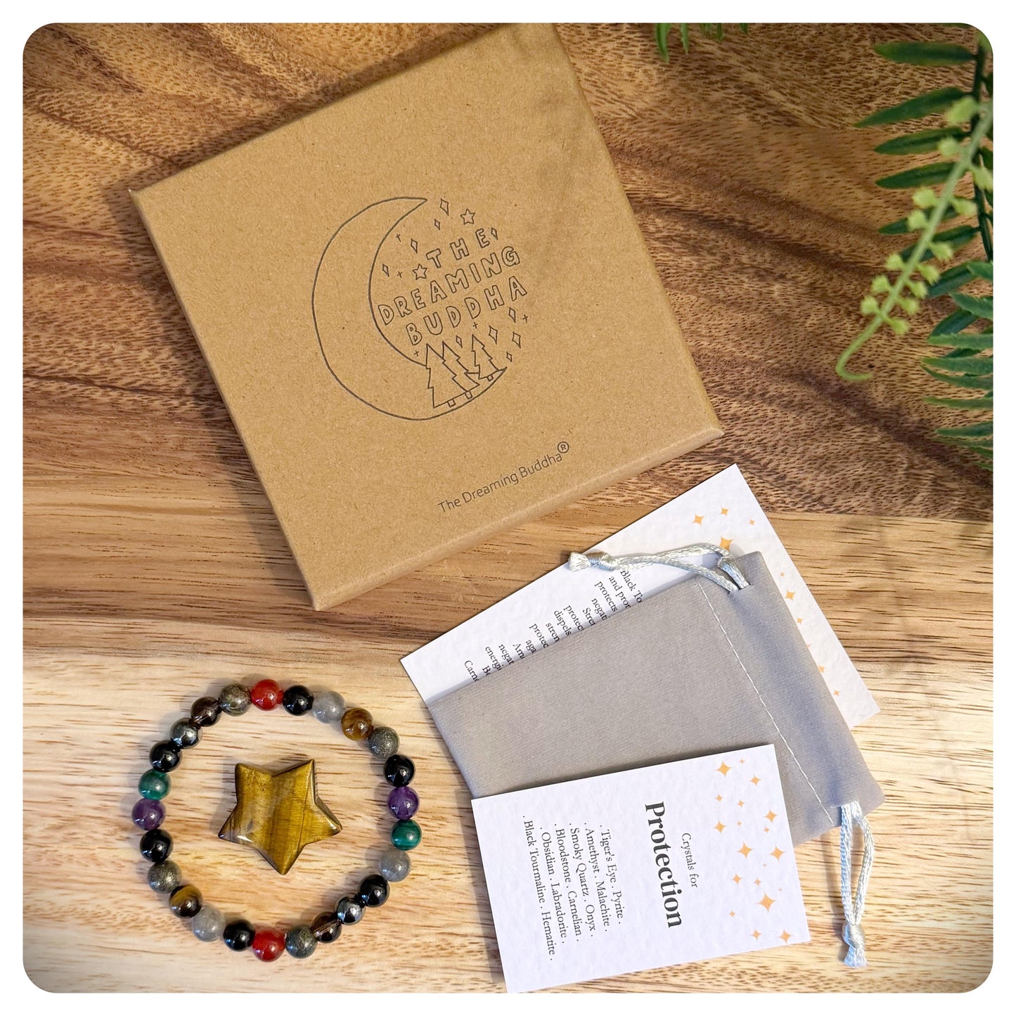 Men's Protection Bracelet, Negative Energy Protective Shield, Mental Health Crystals, Empath Protection, Emotional Wellbeing Gift For Him