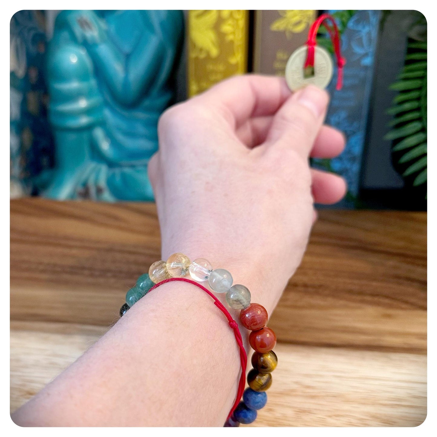 Crystal Feng Shui Bracelet, Well Being Protection Gift, Harmonizing Jewellery, Good Luck Gift For Him Her, Positive Energy Bracelet