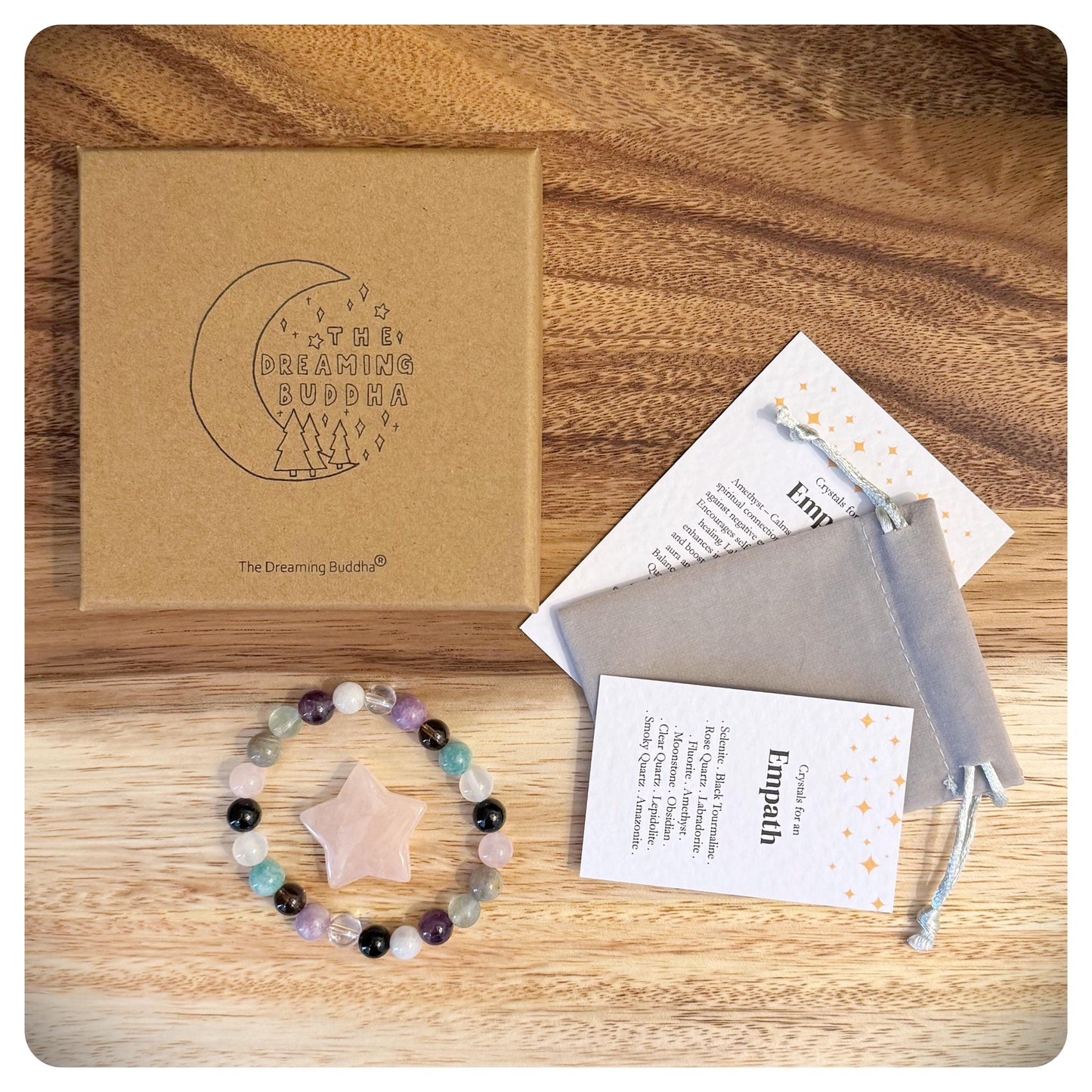 Empath Shield Crystal Bracelet, Psychic Protection Bracelet, Healing Energy Jewellery, Negative Energy Protection, Emotional Vampire Shield