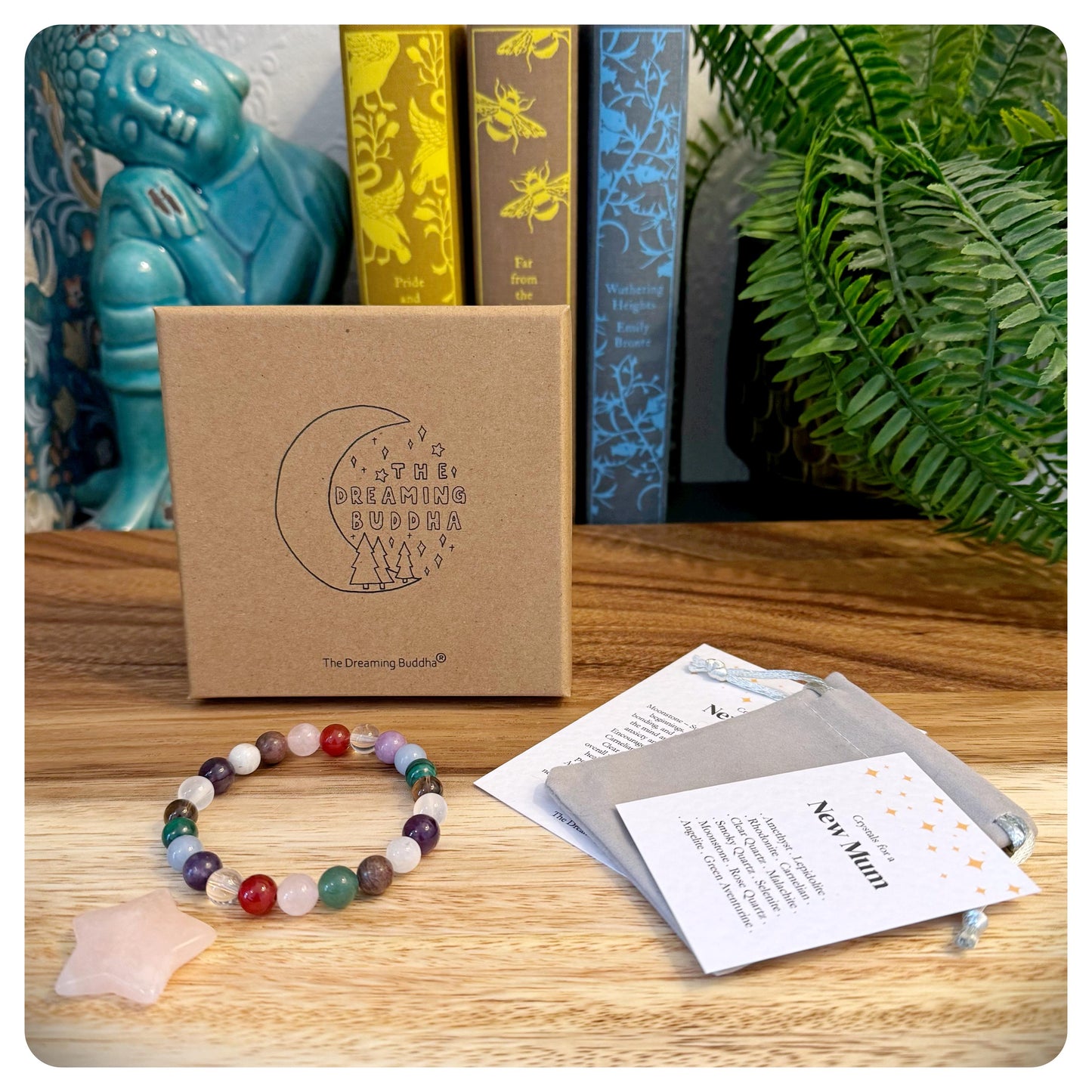 New Mum Crystal Bracelet, Baby Shower Gift, First Mother's Day Gift, Daughter In Law New Baby Gift, Postpartum Support Bracelet