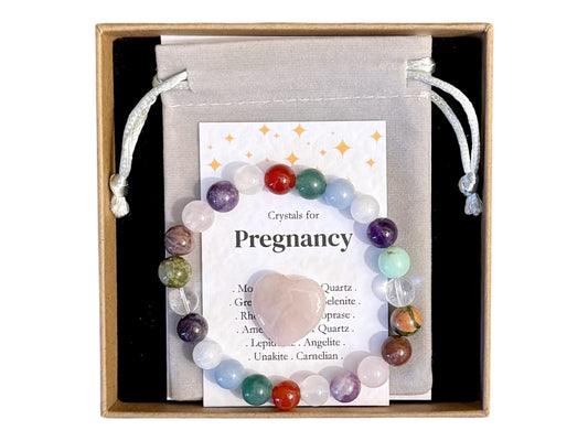 Crystal Pregnancy Bracelet, Mum To Be Bracelet, Maternity Leave Gift, Expecting Mum Bracelet, Yoga Pregnancy Jewellery, Safe Pregnancy Gift