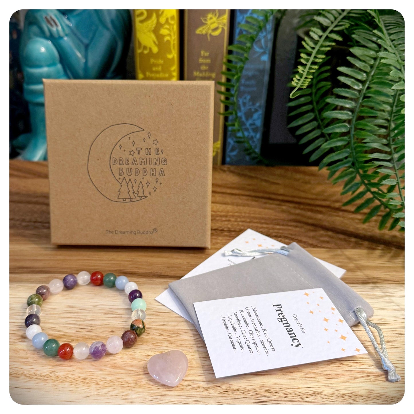 Crystal Pregnancy Bracelet, Mum To Be Bracelet, Maternity Leave Gift, Expecting Mum Bracelet, Yoga Pregnancy Jewellery, Safe Pregnancy Gift