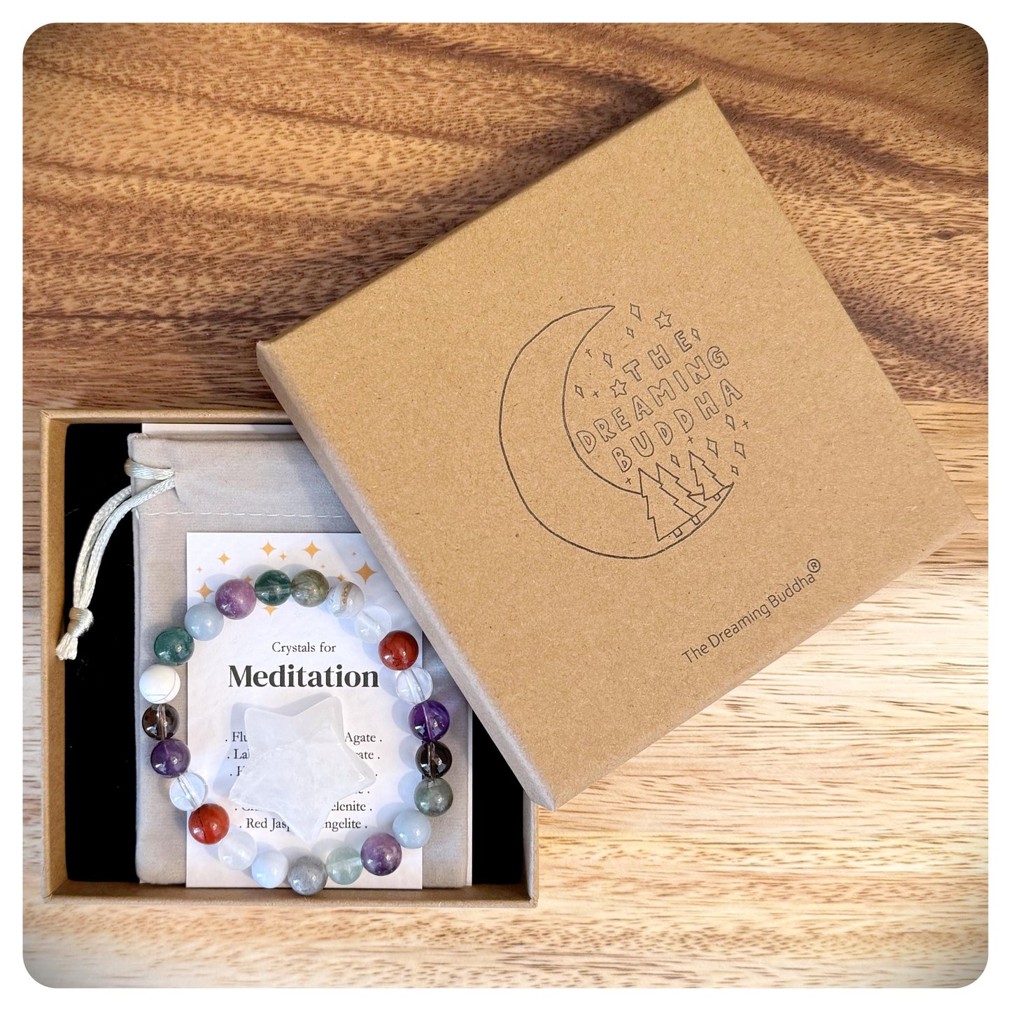 Meditation Bracelet, Mindfulness Jewellery, Relax Unwind Yoga Bracelet, Mental Health Support, Gift For Anxiety Stress Self Care