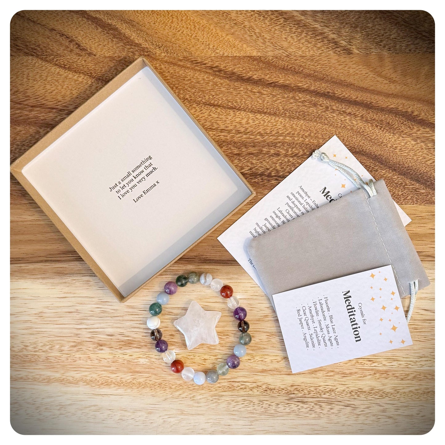 Meditation Bracelet, Mindfulness Jewellery, Relax Unwind Yoga Bracelet, Mental Health Support, Gift For Anxiety Stress Self Care