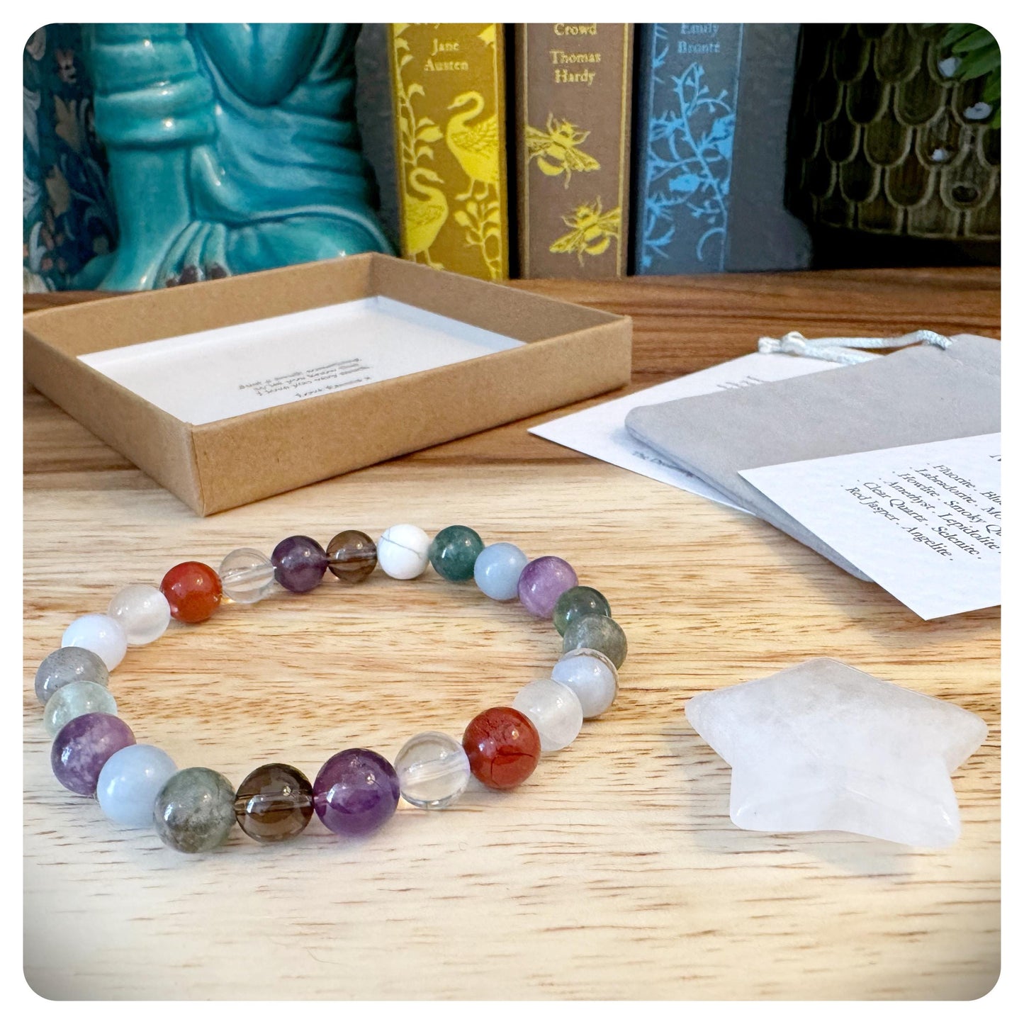 Meditation Bracelet, Mindfulness Jewellery, Relax Unwind Yoga Bracelet, Mental Health Support, Gift For Anxiety Stress Self Care