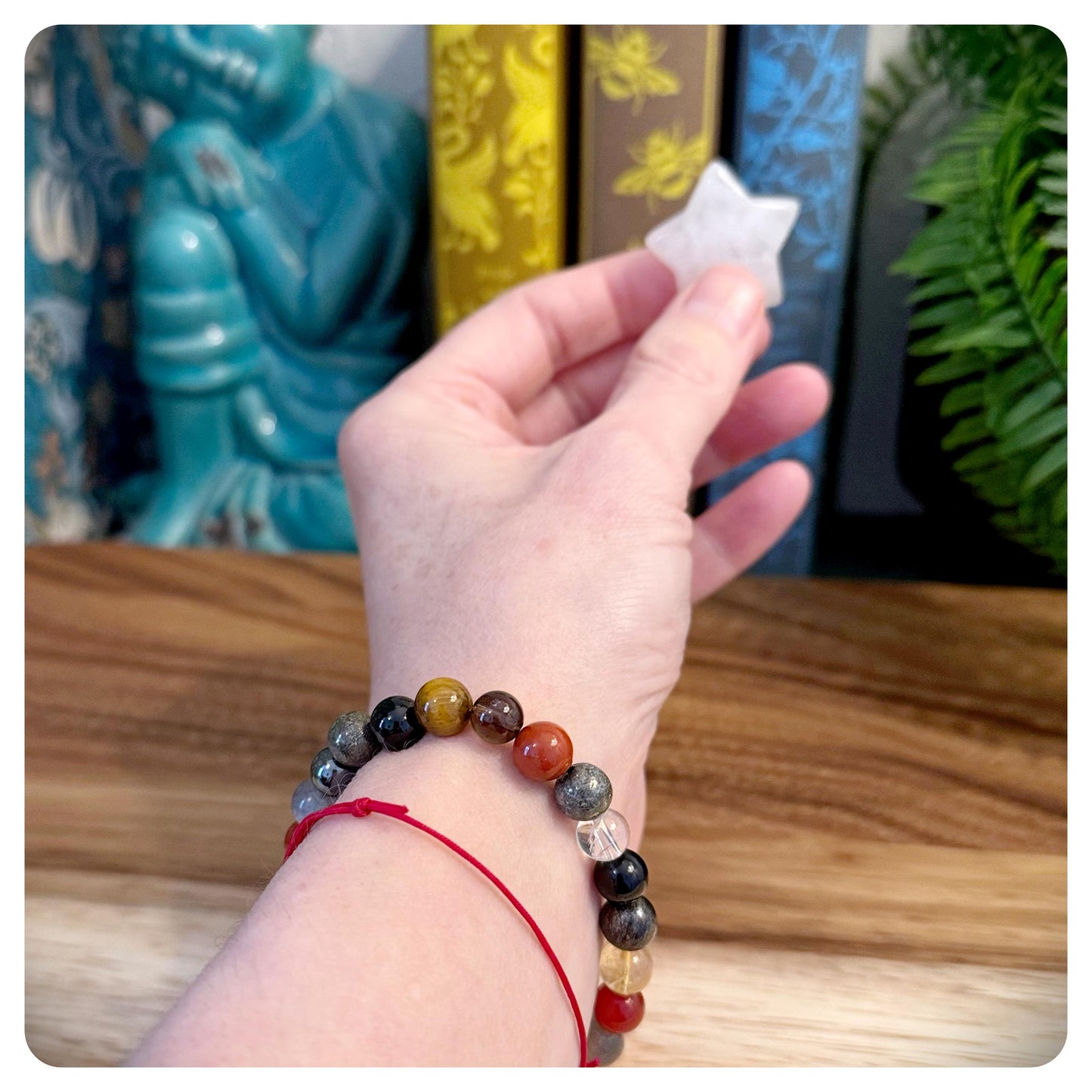 Men's Bracelet for Confidence, Self Belief Gift For Him, Motivational Crystal Bracelet, Self Esteem Jewellery For Man, Interview Gift Him