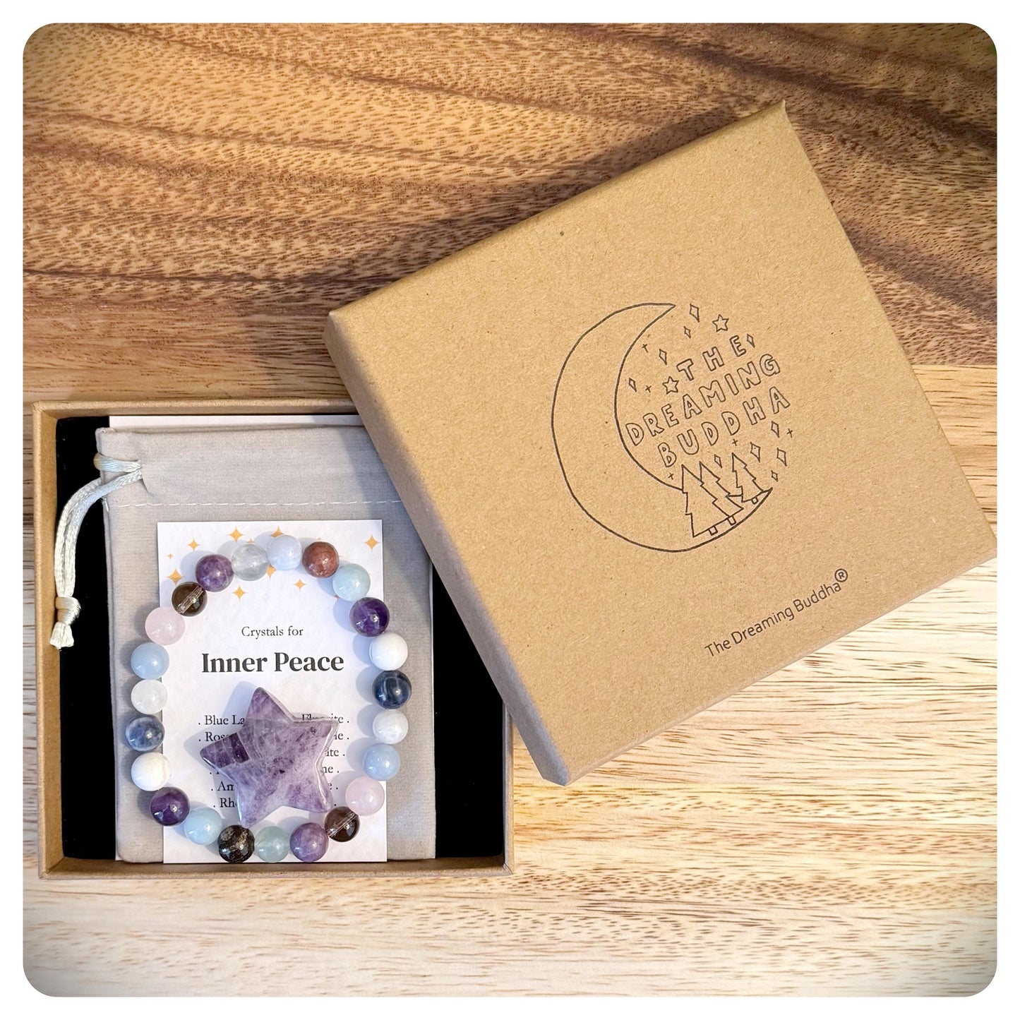 Inner Peace Bracelet, Mindfulness Jewellery, Meditation Bracelet, Relaxation Bracelet, Stress Relief, Mental Health Friendship Gift