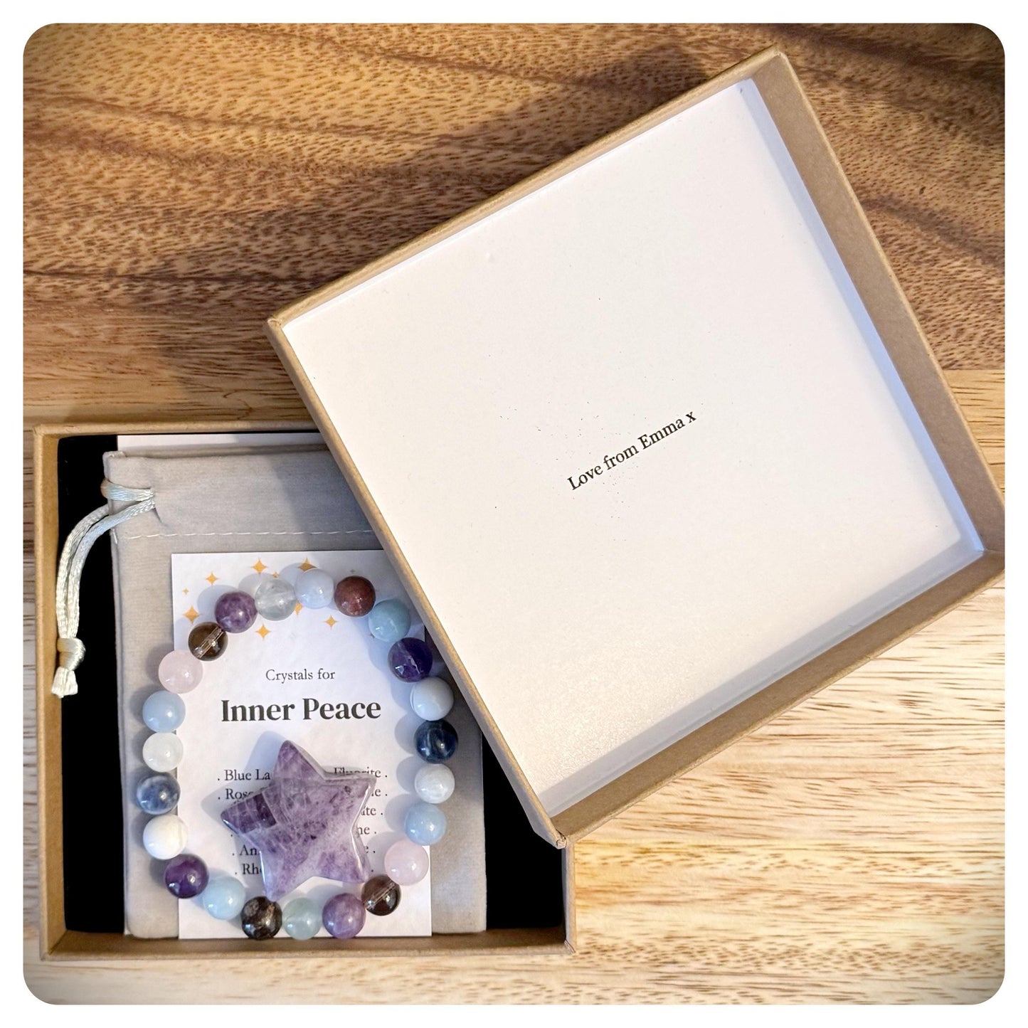 Inner Peace Bracelet, Mindfulness Jewellery, Meditation Bracelet, Relaxation Bracelet, Stress Relief, Mental Health Friendship Gift