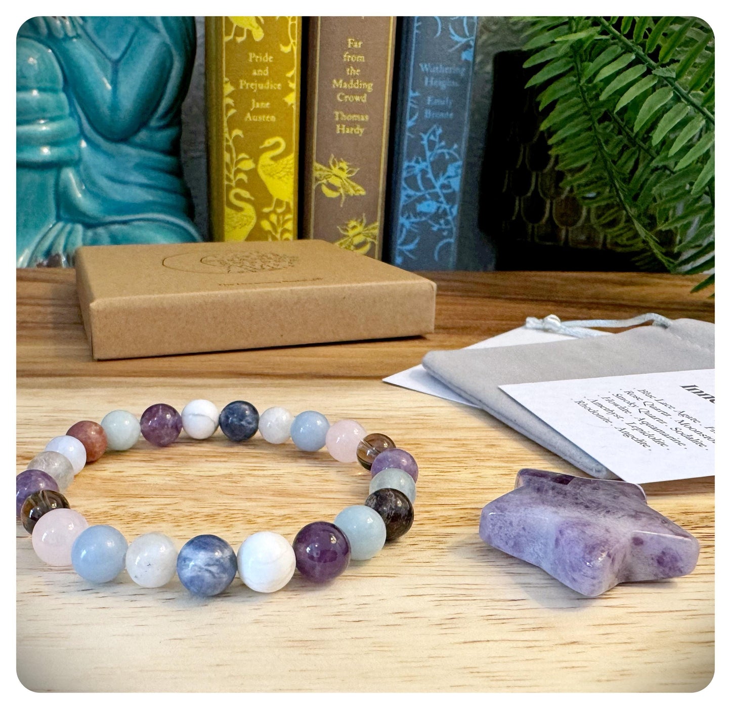 Inner Peace Bracelet, Mindfulness Jewellery, Meditation Bracelet, Relaxation Bracelet, Stress Relief, Mental Health Friendship Gift