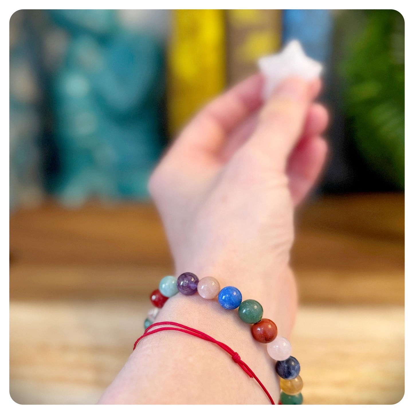 Positivity Crystal Bracelet, Negativity Bracelet, Wellness Jewellery, Positive Thinking Bracelet, Motivational Self Care Gift For Him Her