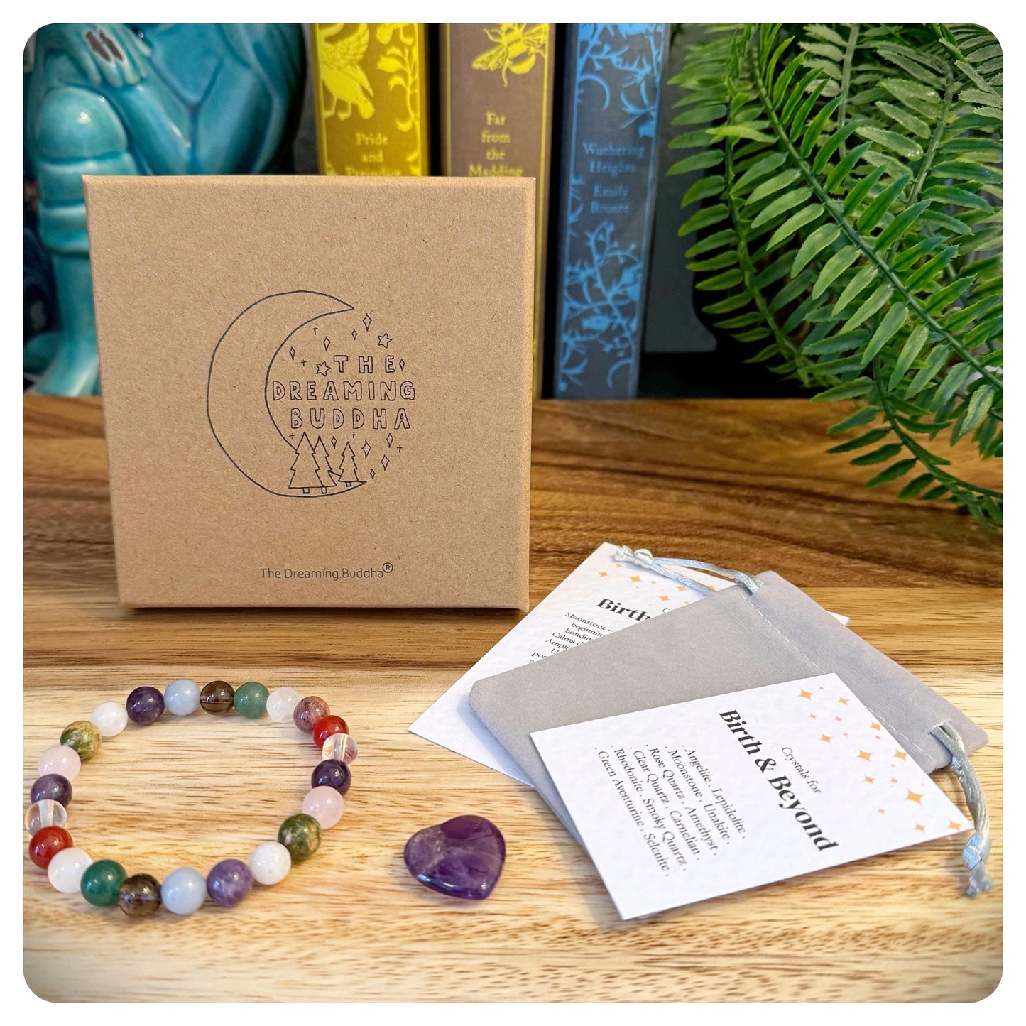 Birth and Beyond Bracelet, Crystal Pregnancy Bracelet, Maternity Jewellery, Baby Shower Gift, New Mum Bracelet, Pregnancy Keepsake