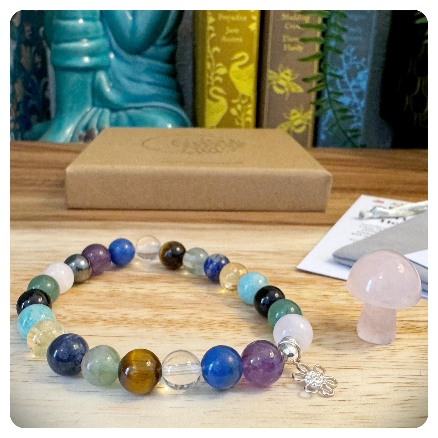 Thank You For Helping Me Grow Bracelet, Teacher Appreciation Gift, Nanny Nursery Keyworker Present, Grandparent Childminder Keepsake