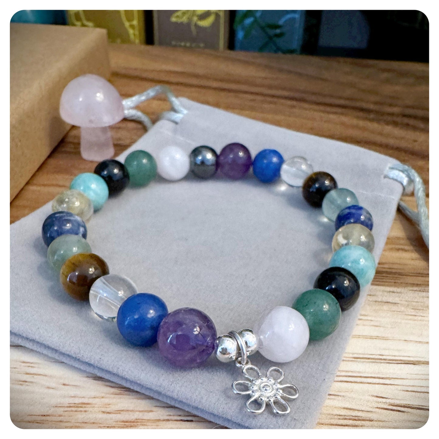 Thank You For Helping Me Grow Bracelet, Teacher Appreciation Gift, Nanny Nursery Keyworker Present, Grandparent Childminder Keepsake