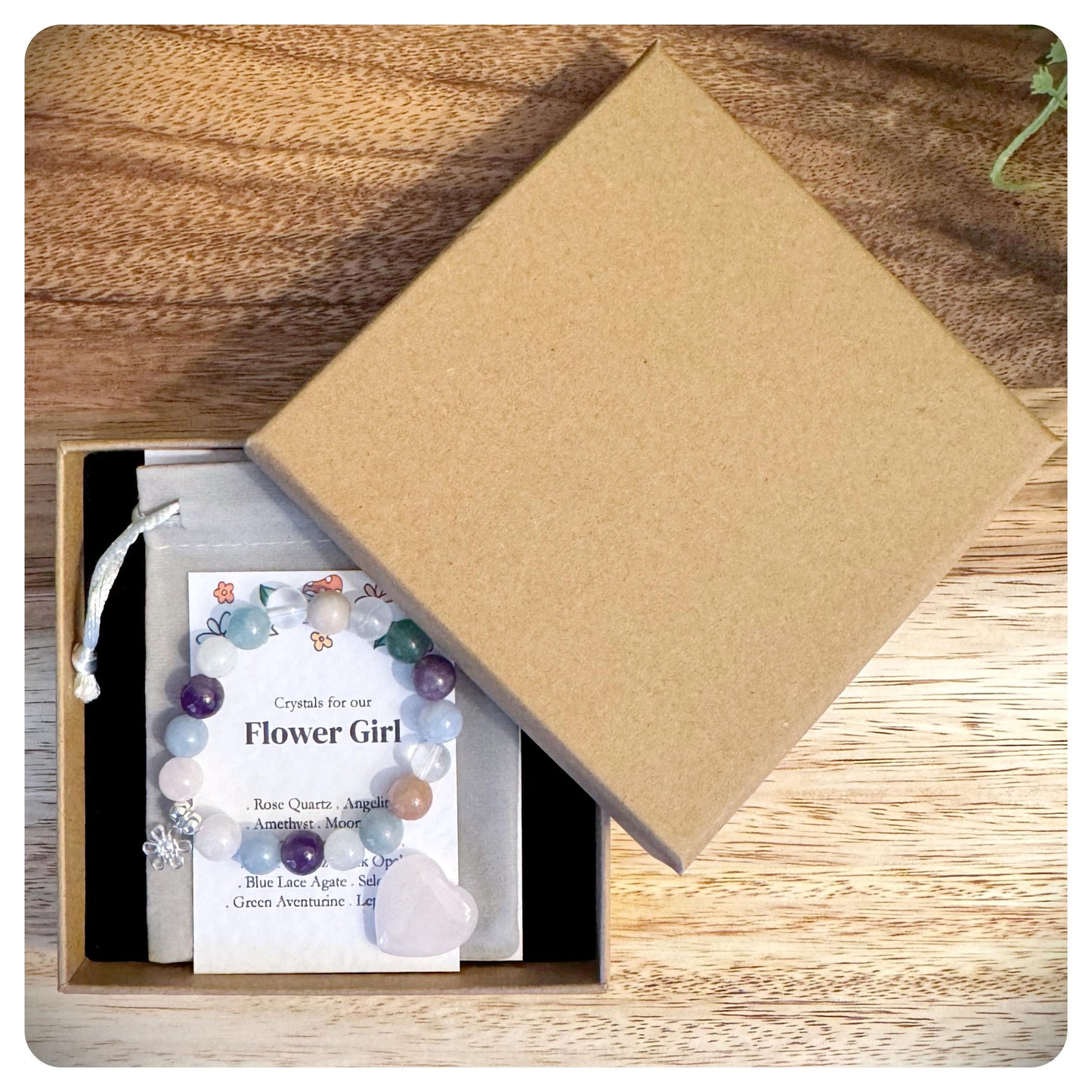 Flower Girl Bracelet, Flower Girl Jewellery, Flower Girl Gift, Flower Girl Proposal, Flower Charm Bracelet, Personalised Flower Girl Gift