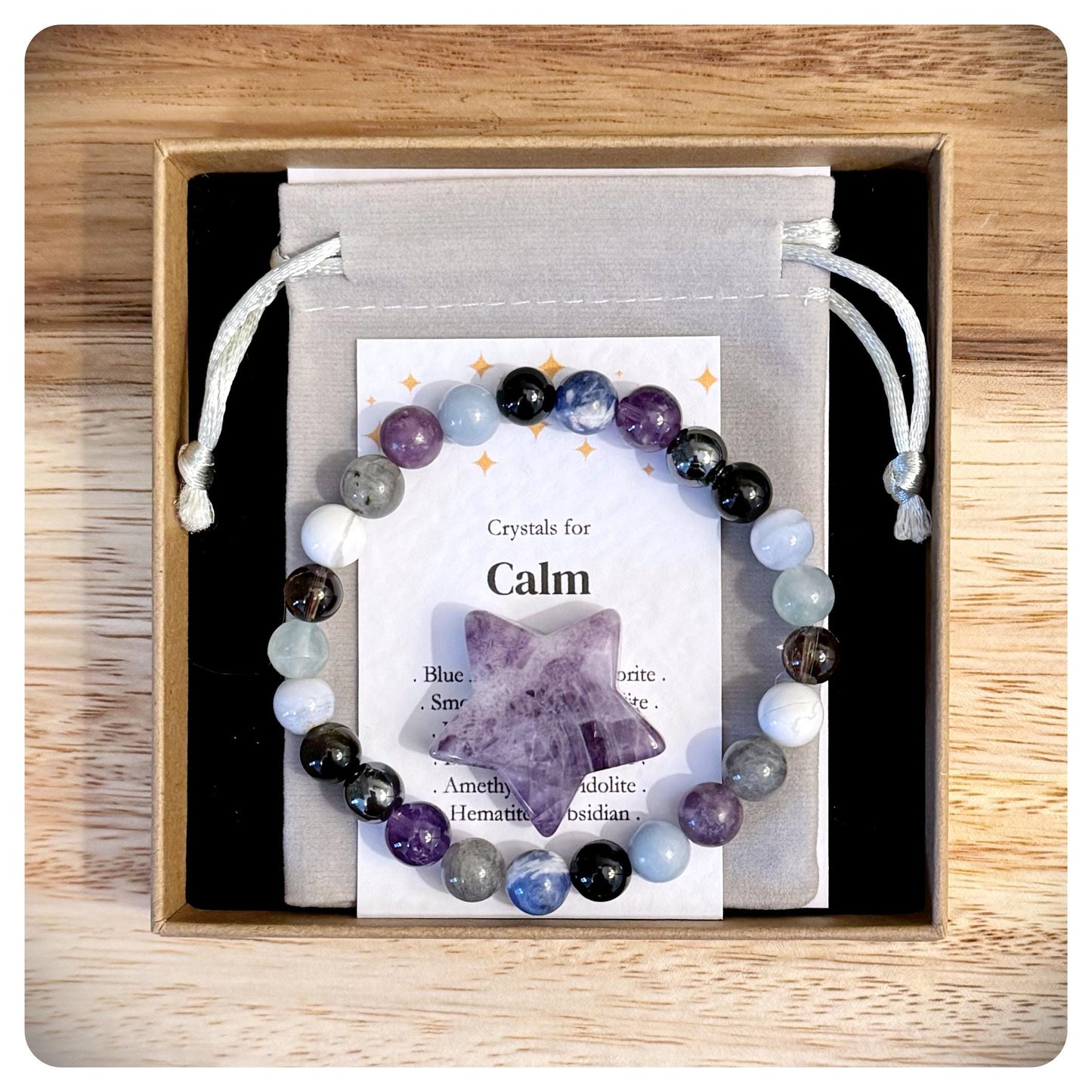 Men's Calm Bracelet, Stress Relief Bracelet, Mindfulness Jewellery, Relaxation Gift, Teenage Son Stress Gift, Work Pressure Bracelet For Him