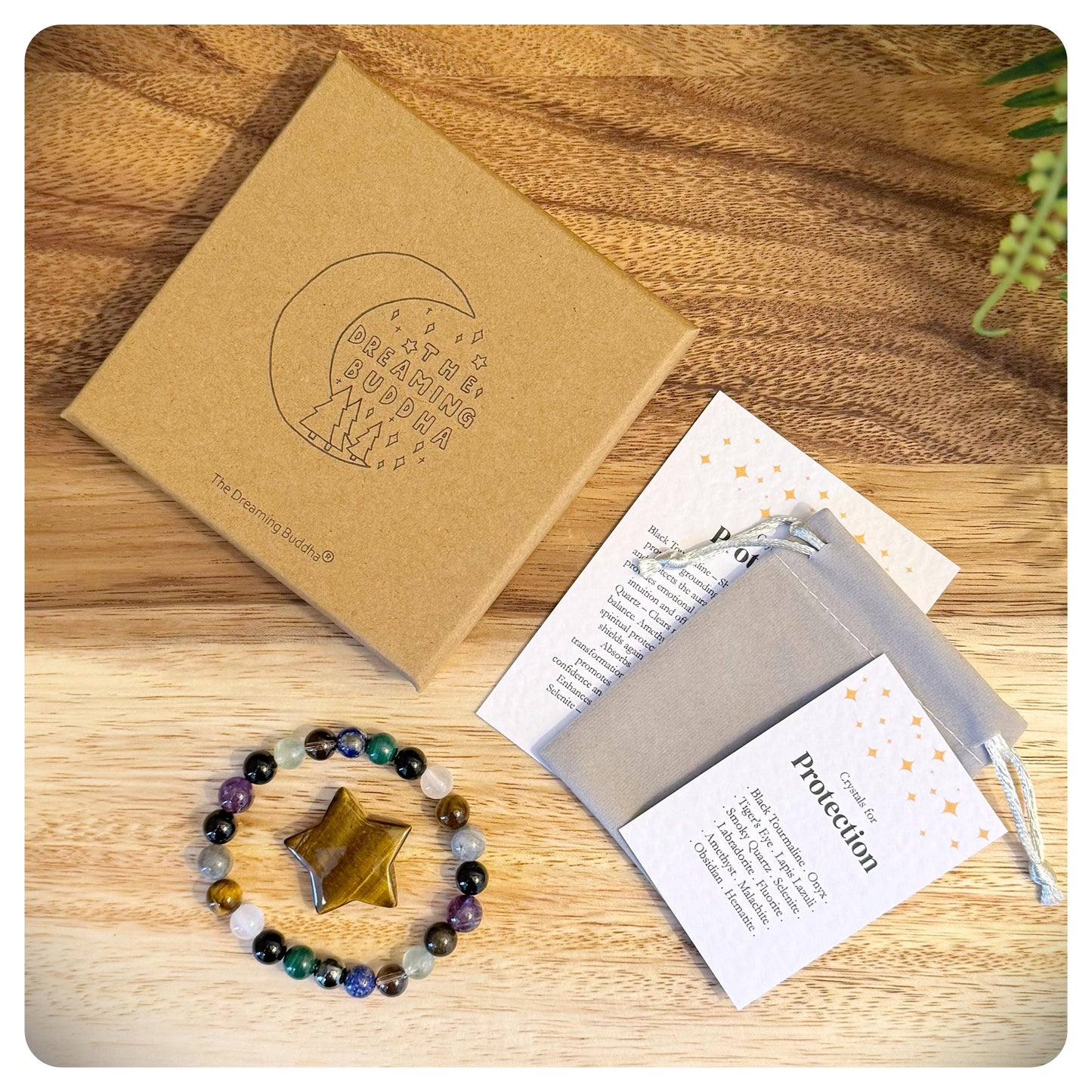 Women's Protection Crystal Bracelet, Jewellery For Negative Energy, Protective Empath Crystals, Mental Health Support Gift For Friend