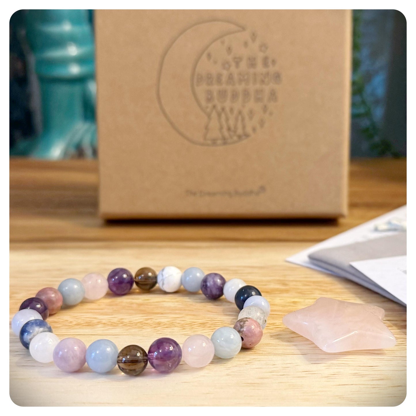 Womens Calm Bracelet, Stress Relief Bracelet, Calming Jewellery Her, Meditation Bracelet, Worry Gift For Daughter, Girls Anxiety Bracelet