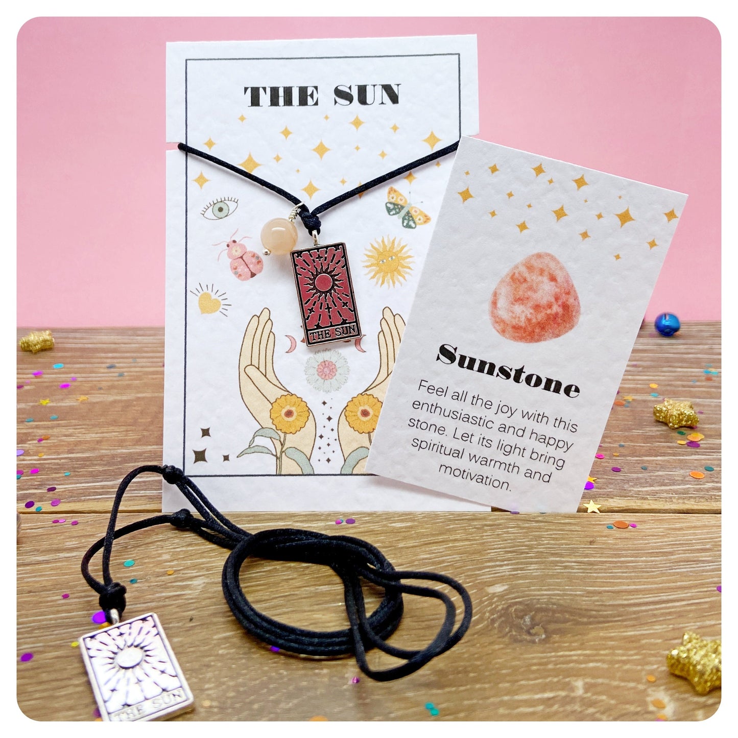 Adjustable Tarot Crystal Necklace, Festival Necklace, Crystal Tarot Pendant Necklace, Tarot Choker , Birthday Gift For Her