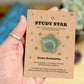 Crystal Study Star Gift, Exam Good Luck Charm, Student Revision Gift, Driving Test Gift, Back to School Keepsake