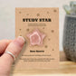 Crystal Study Star Gift, Exam Good Luck Charm, Student Revision Gift, Driving Test Gift, Back to School Keepsake