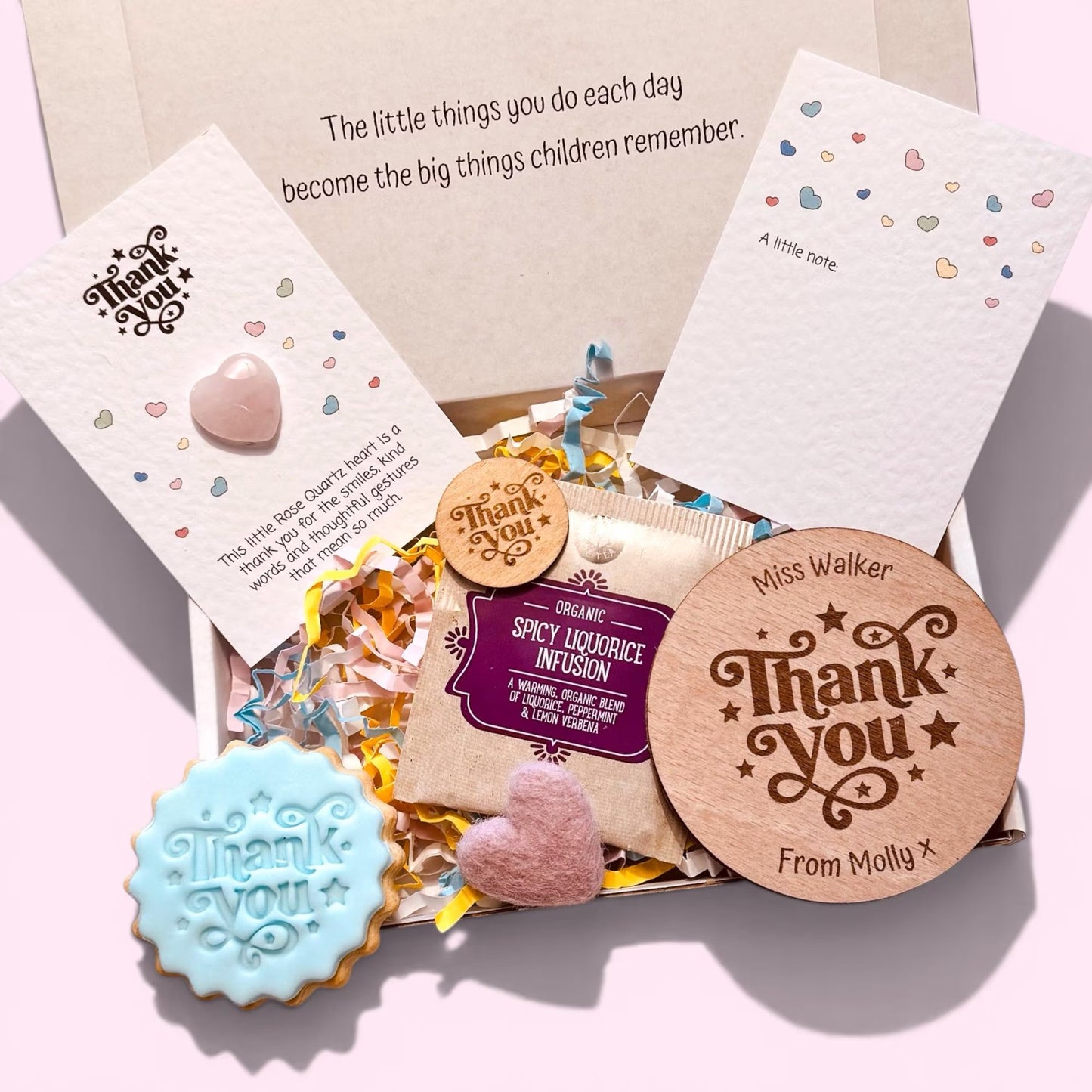 Nursery Teacher Thank You Gift Box, Personalised Appreciation Gift