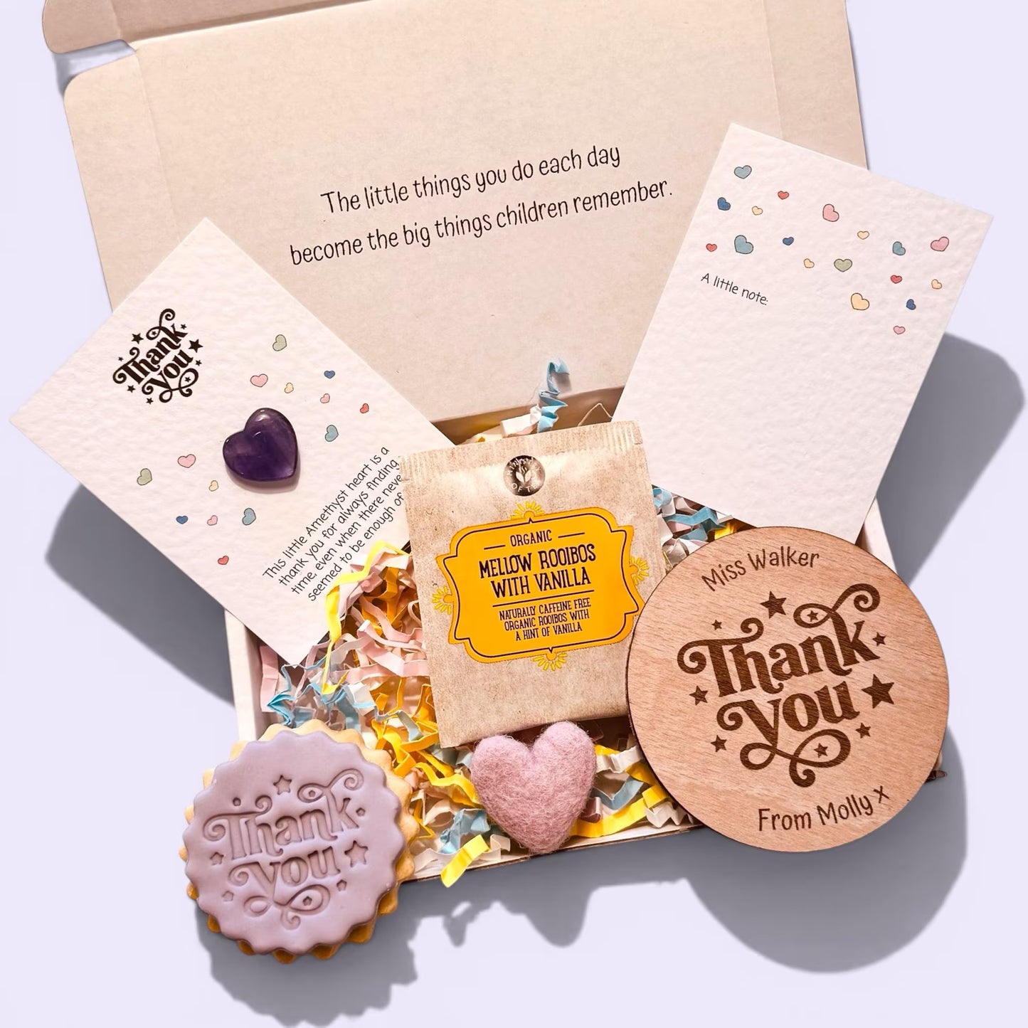 Nursery Teacher Thank You Gift Box, Personalised Appreciation Gift