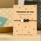 Thinking Of You Gift, Personalised Bracelet, Meaningful Letterbox Gift, Comfort Gift For Friend, Cheer Up Present