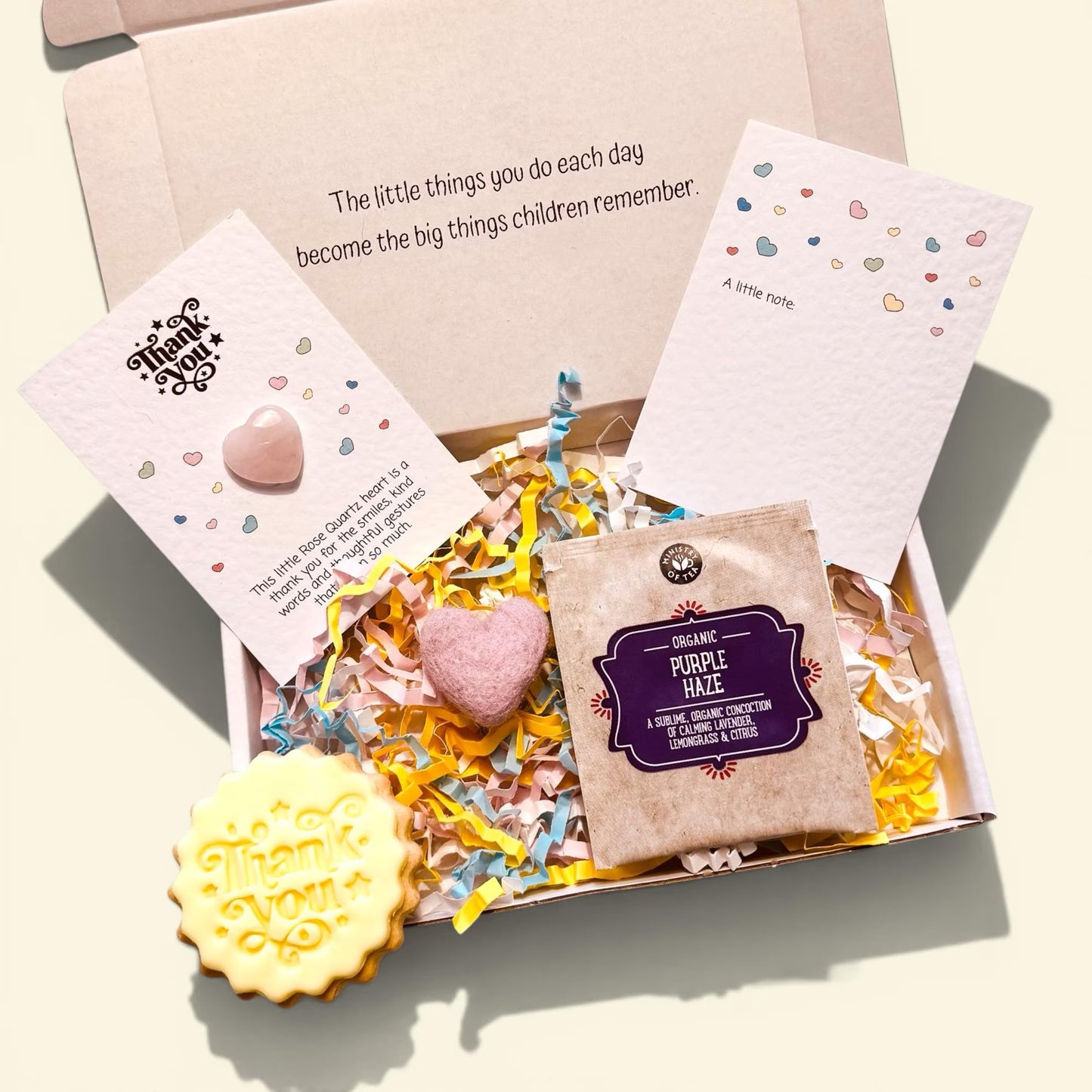 Nursery Teacher Thank You Gift Box, Personalised Appreciation Gift