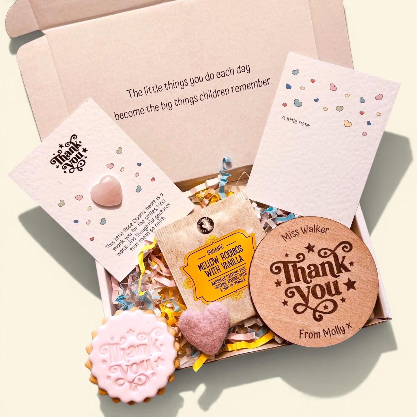 Nursery Teacher Thank You Gift Box, Personalised Appreciation Gift