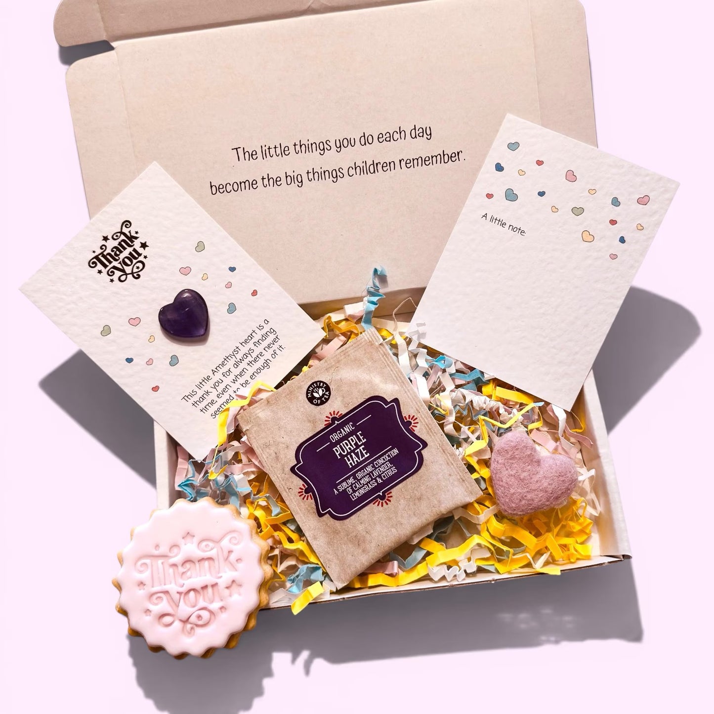 Nursery Teacher Thank You Gift Box, Personalised Appreciation Gift