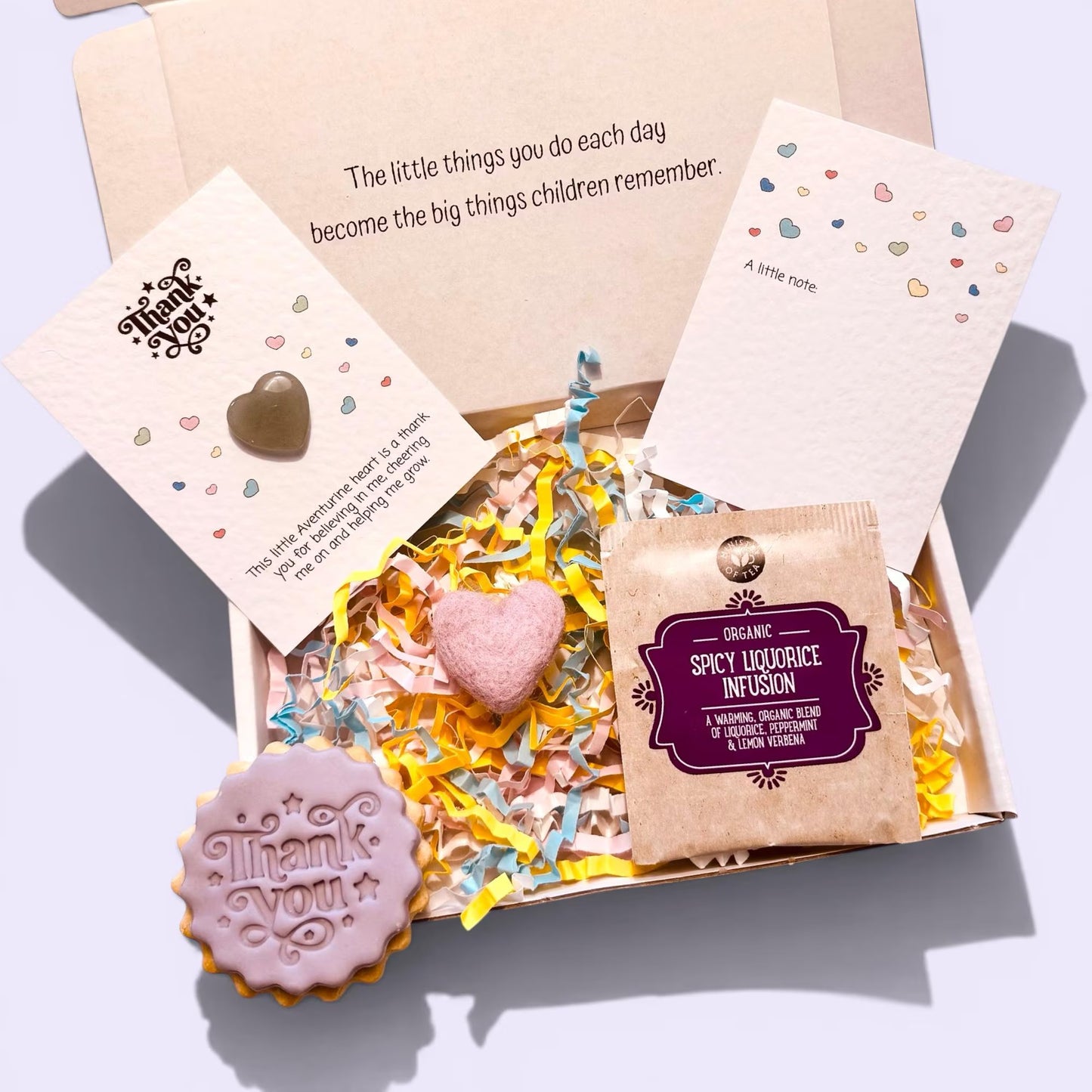 Nursery Teacher Thank You Gift Box, Personalised Appreciation Gift
