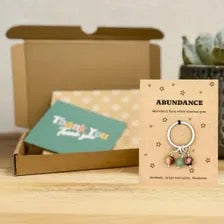 Abundance Crystal Keyring – New Chapter & Positive Intention Keepsake