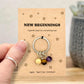 New Beginnings Keyring Gift, Leaving Gift, New Job Gift, Good Luck Gift, New Chapter Keepsake