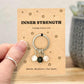 Inner Strength Crystal Keyring – Resilience Gift for Her