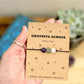 Personalised Thank You Bracelet Card, Appreciation Gift, Teacher Gift, Friend Gift, Thank You Jewellery