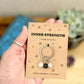 Inner Strength Crystal Keyring – Resilience Gift for Her