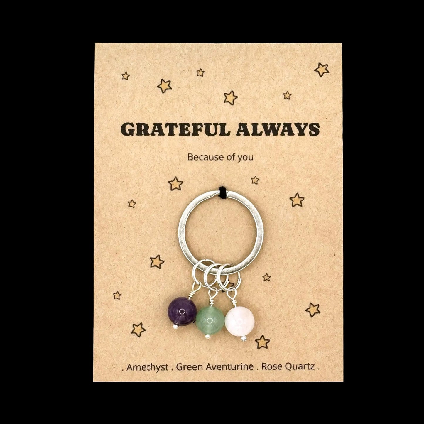 Thank You Teacher Keyring, Personalised Appreciation Gift, Teacher or TA Keepsake, Grateful For Your Support Gift, Letterbox Gift