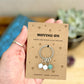 Moving On Keyring, Personalised Keepsake Gift, Breakup Support, Bereavement or Career Change Gift, Letterbox Gift